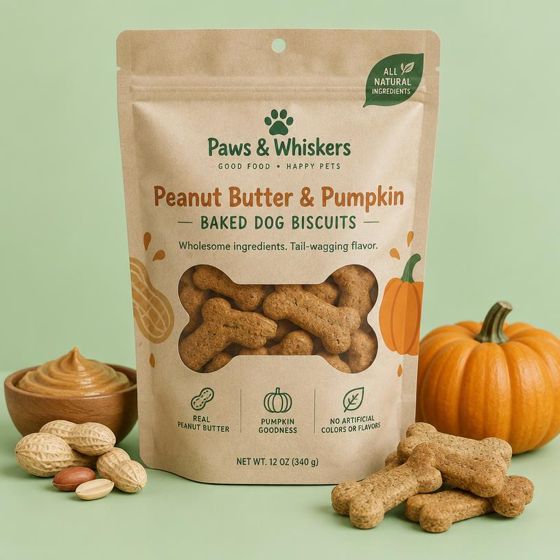 Peanut Butter Pumpkin Biscuits