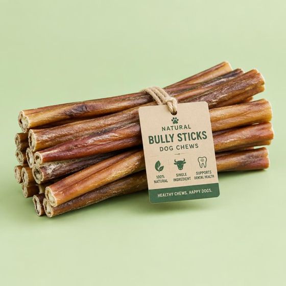Natural Bully Sticks · 6 pack