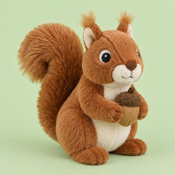 Plush Squirrel Buddy